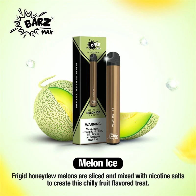 E Cigarette Original Barz Max Disposable/Chargeable Vape Pen Stick 600 Puffs 420mAh with Factory Price