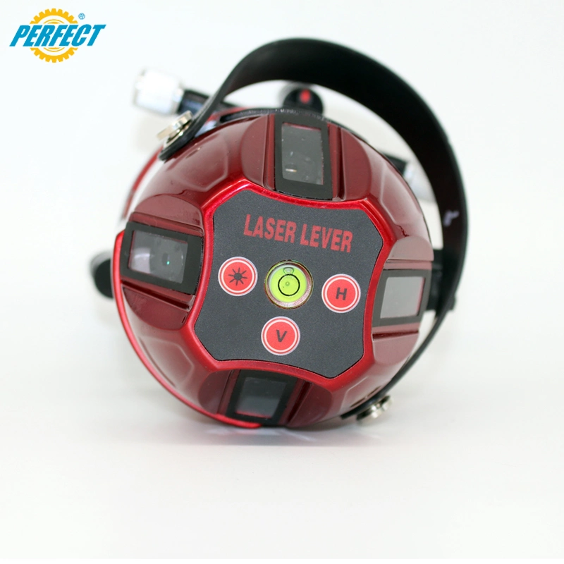 Cross Line 5 Rotlicht Auto Laser Level 360