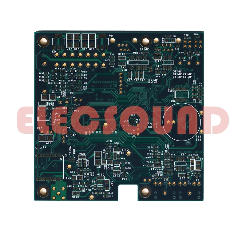 Alto rígido TG170 chapado en oro/plata de 1,6 mm de PCB