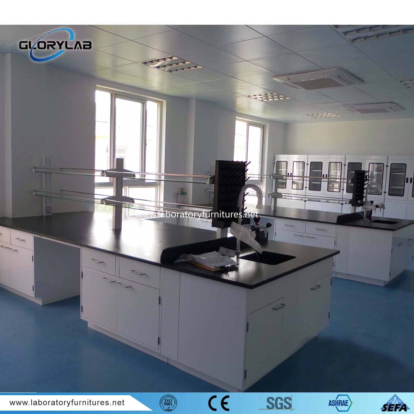 Лаборатория химической лаборатории стол Лаборатория стендовая сталь Лаборатория мебели Sefa8m-2016 Сертифицировано