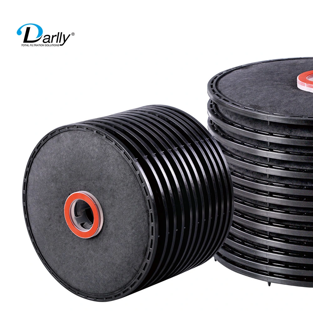 Darlly Lenticular Filters 12 Inches Depth Stack Disc Filter Cartridge Wine / Beer / Edible Oil Polishing Filtration 16 Inches