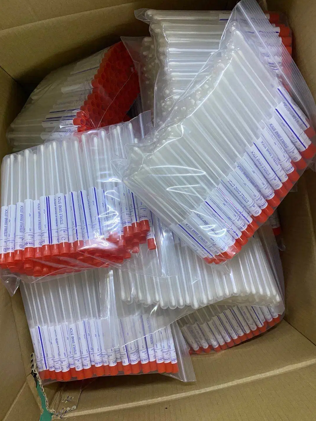 Medical Disposables Tubes and Swabs Products Oral Nasal Swab Vtm Swab Test for Rt-PCR Analysis