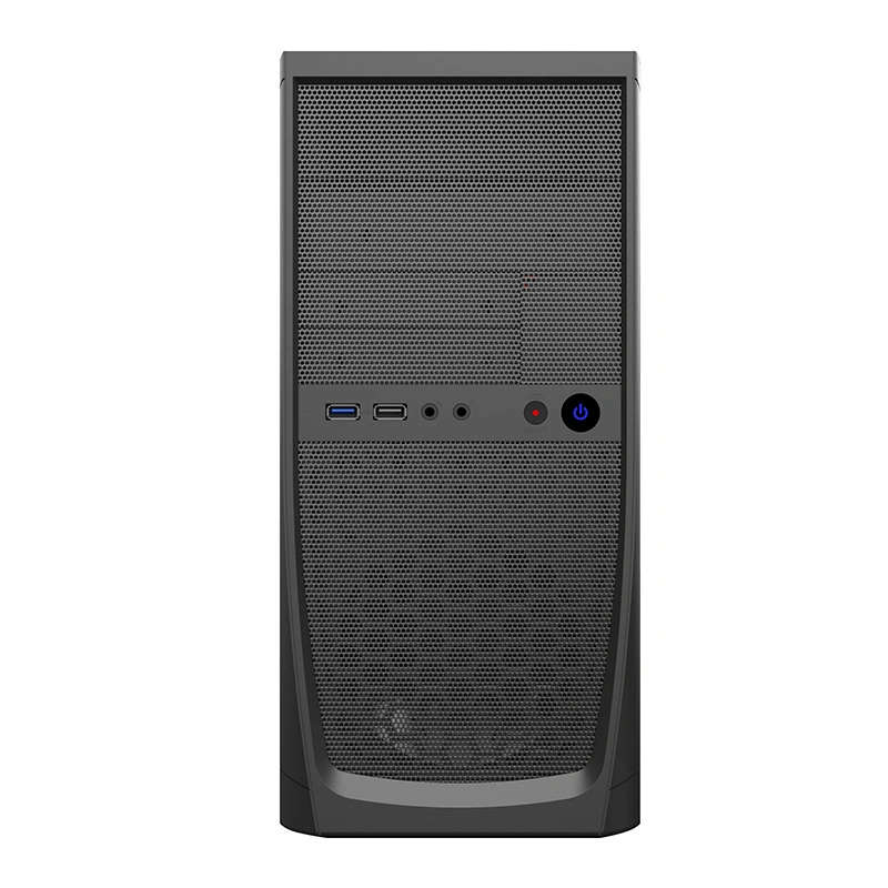 Computer Case Matx, Desktop Tower, with Mesh Front Panel