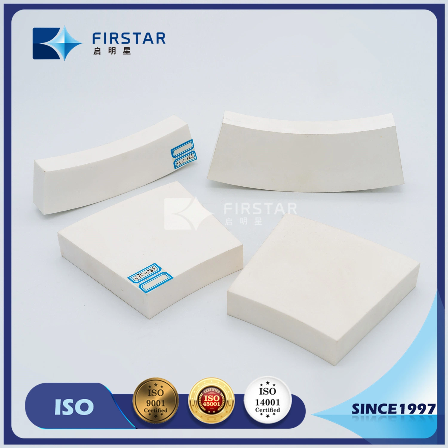 Wholesale/Supplier Ceramic Pottery Curved Porcelain Plates with High Density and High Purity Alumina