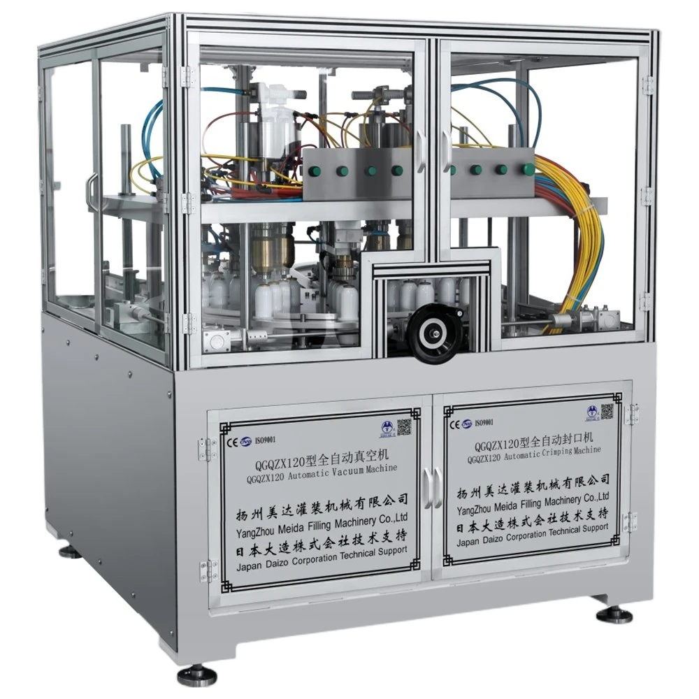 High Speed Export Aerosol Filling Machine Line for Perfume Spray