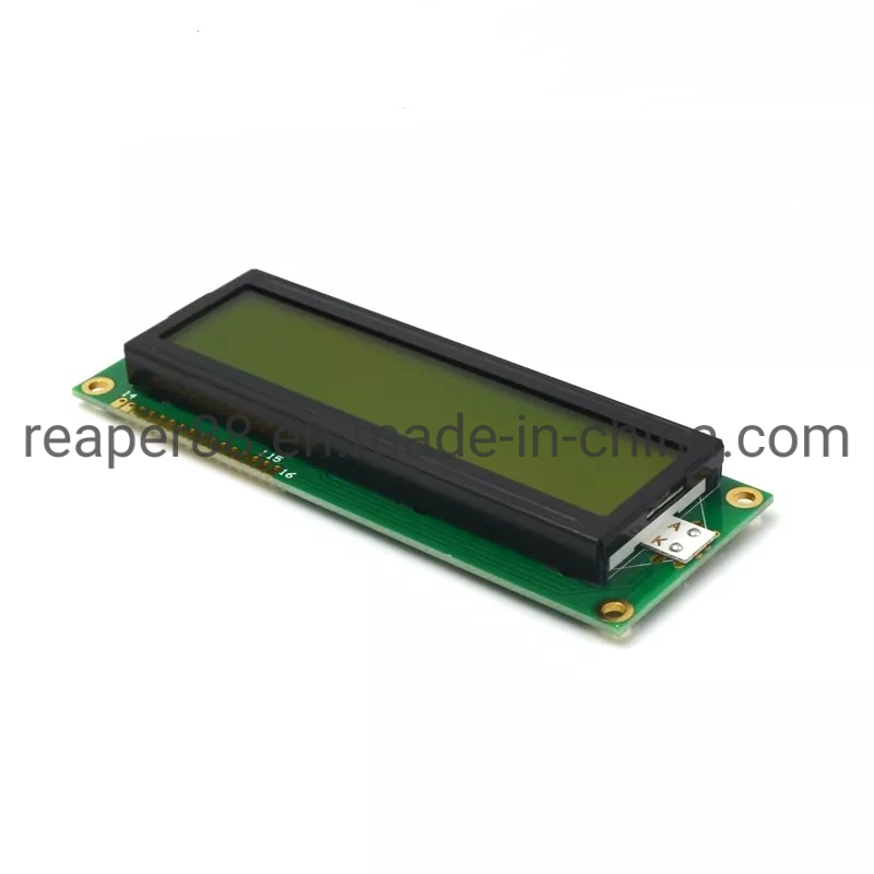 Character LCD Module COB Type Yellow-Green 16X2 Character LCD Display