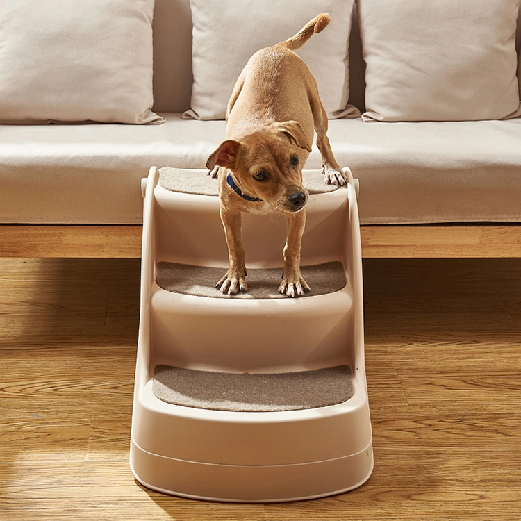 Amazon Hot Sale fabricante Dog escadas degraus ajustável cão plástico Escada dobrável para cama