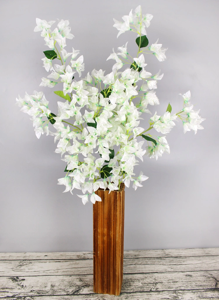 High Branch Artificial Bougainvillea decoración Arco de Boda Flower Hotel Floor