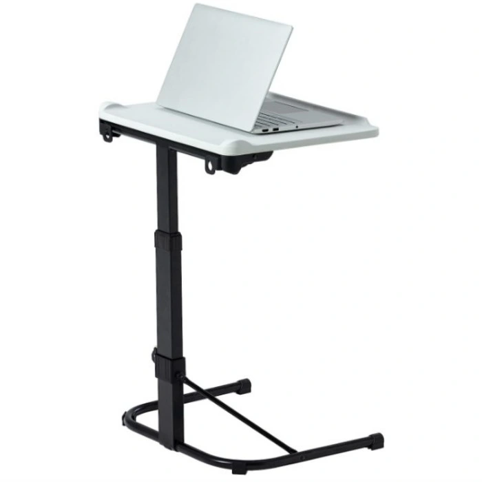 Table de canapé réglable Table d'appoint pour ordinateur portable Table de lit d'appoint Chariot portable Bureau