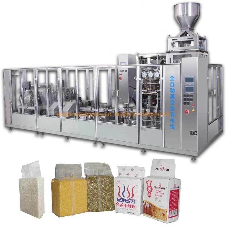 Koyo Automatic 100g 500g 1kg Rice Brick Bag Vacuum Sealing Packing Packaging Machine