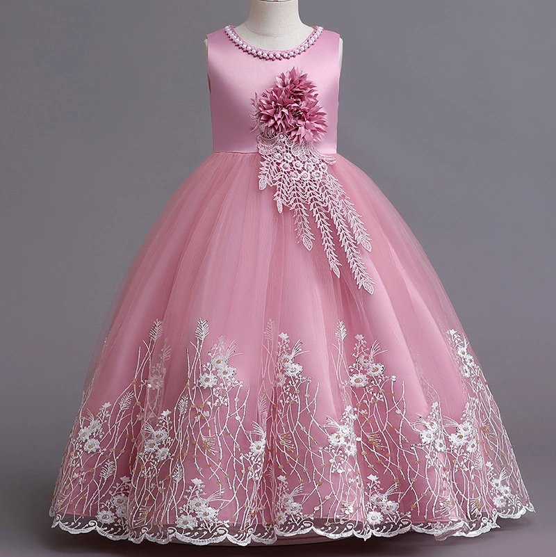 China Wholesale/Supplier Baby Clothes Girls Party Garment Ball Gown Princess Frock Long Dress