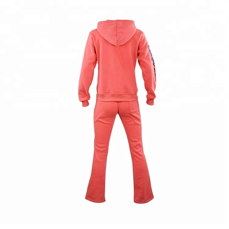 Ladies Winter Polyester Casual Tracksuit with Zipper