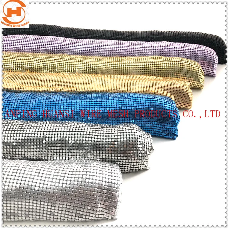 Fashionable Decorative 3mm Sequin Metal Cloth