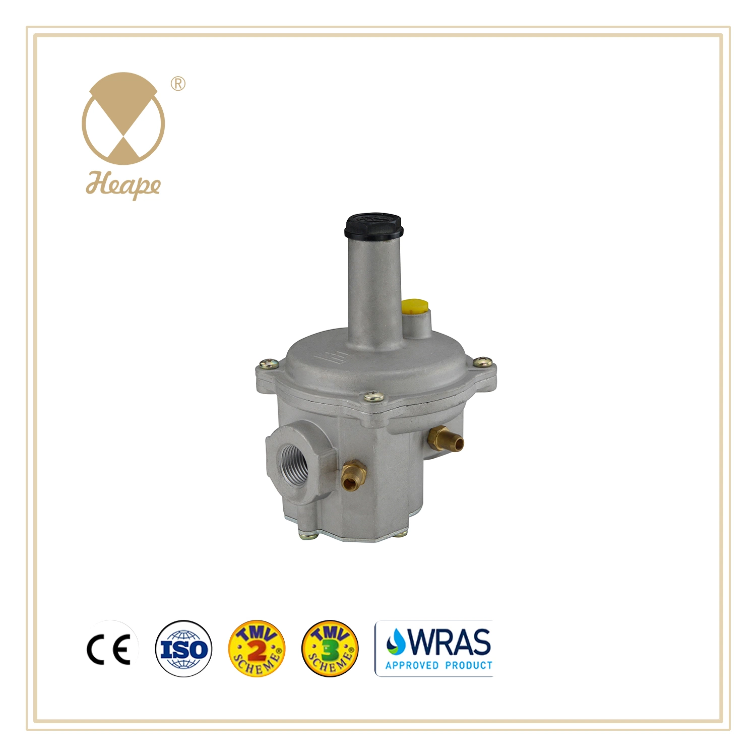 Heape Die-Cast Aluminium Natural Gas Regulator Valve for Pipe