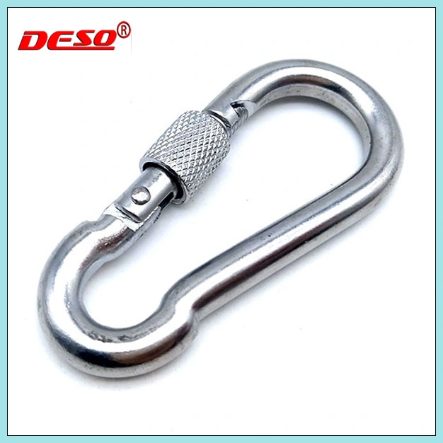 Zinc Alloy Steel Snap Hook with Screw Lock DIN5299 Form D