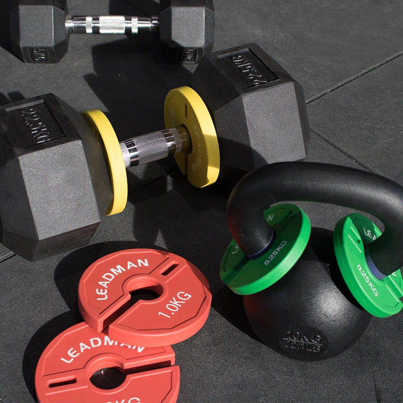 Factory New Design Rubber Dumbbell Kettlebell Add-on Change Plate