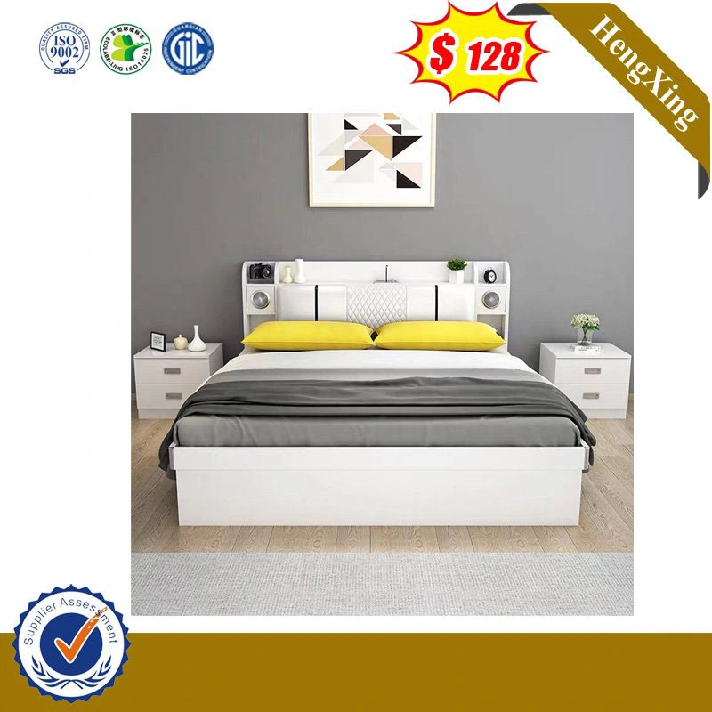 Wholesale Home Furniture Bedroom Set White Dressing Table Double Single King Queen Custom Hotel Mattress Bed