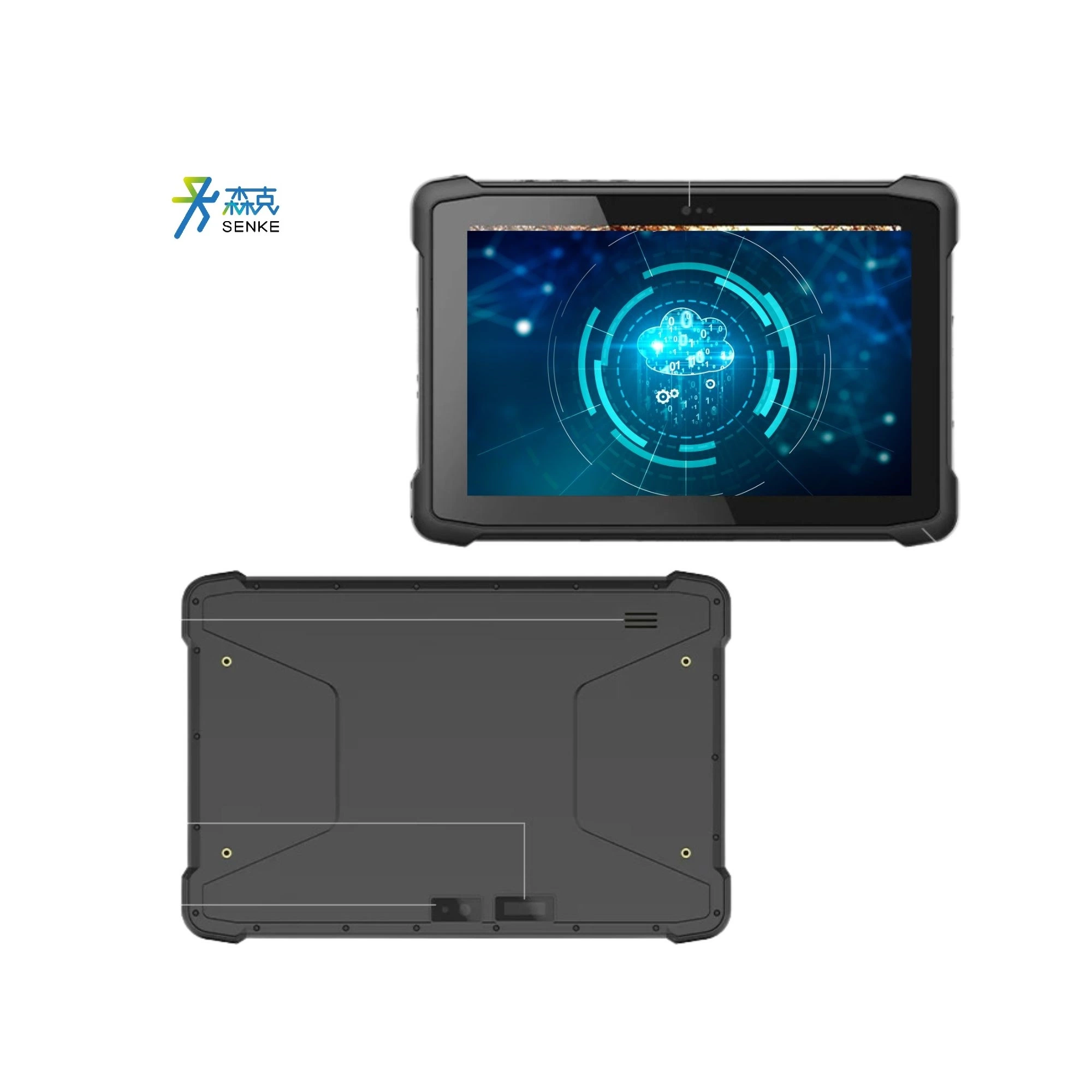 Tablette PC Android étanche IP65 personnalisée Senke 8 pouces industriel PC de panneau