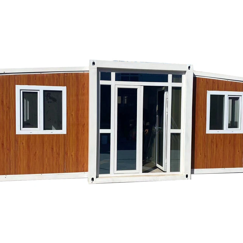 Glass Flat Packaging Container House Prefabricated Family Two Bedroom Homestay