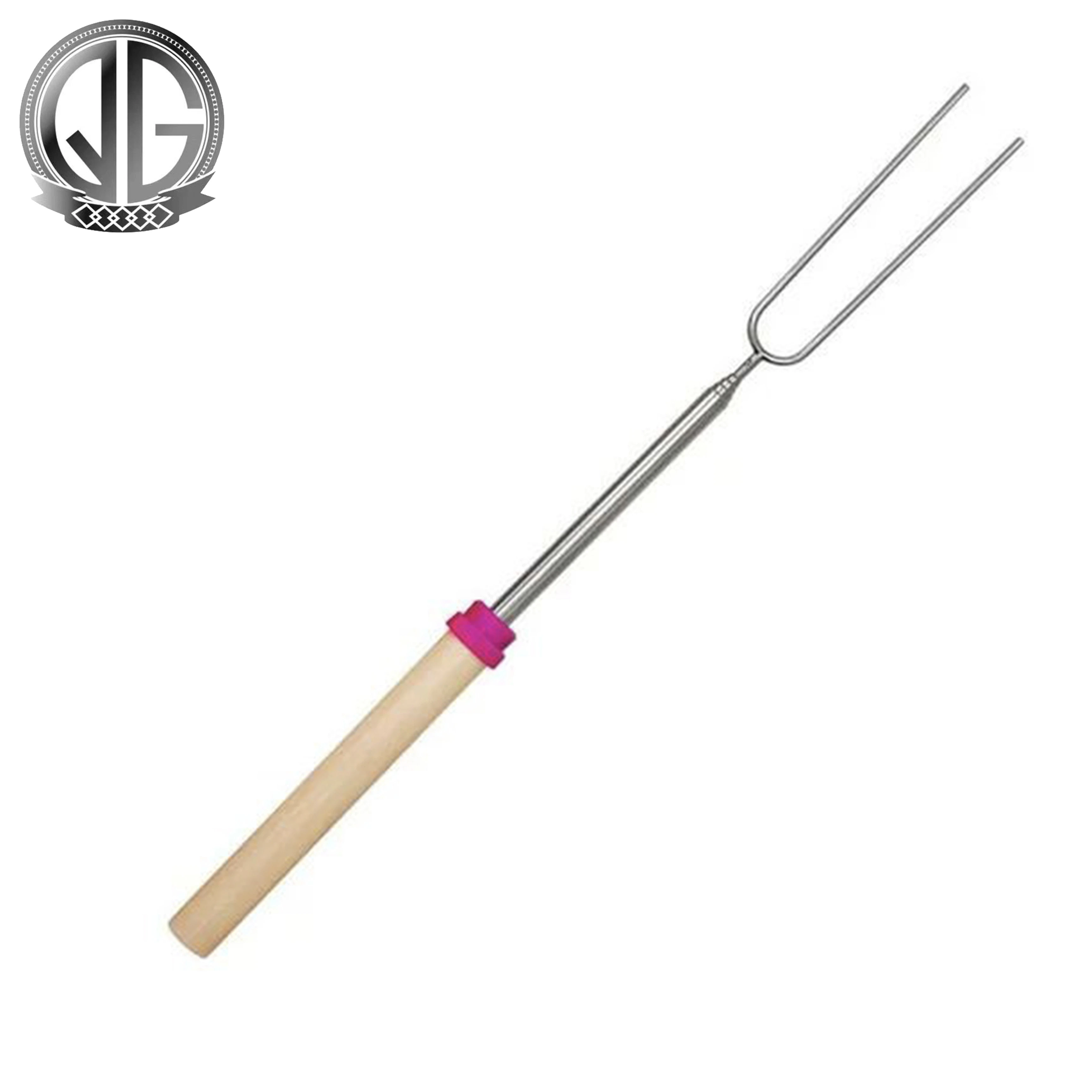 Wholesale/Supplier Telescopic Roasting Barbecue Fork for Marshmallow and Hot Dog