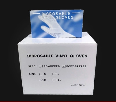 Factory Direct Wholesale/Supplier Custom Food Grade Household Cleaning Safety Gloves Disposable Transparent PVC Hand Gloves