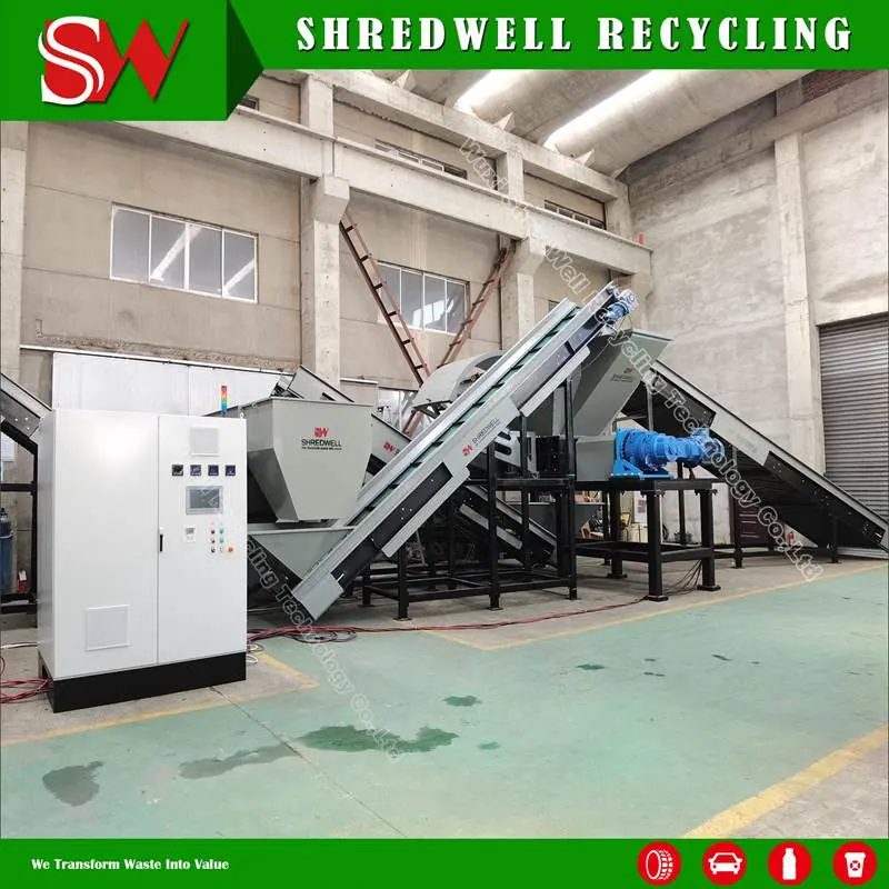 Automatic Crumb Rubber Recycle Line Car Tyre Recycling Plant Waste Tire Recycling Machine to Make Tdf (tire Derived Fuel)