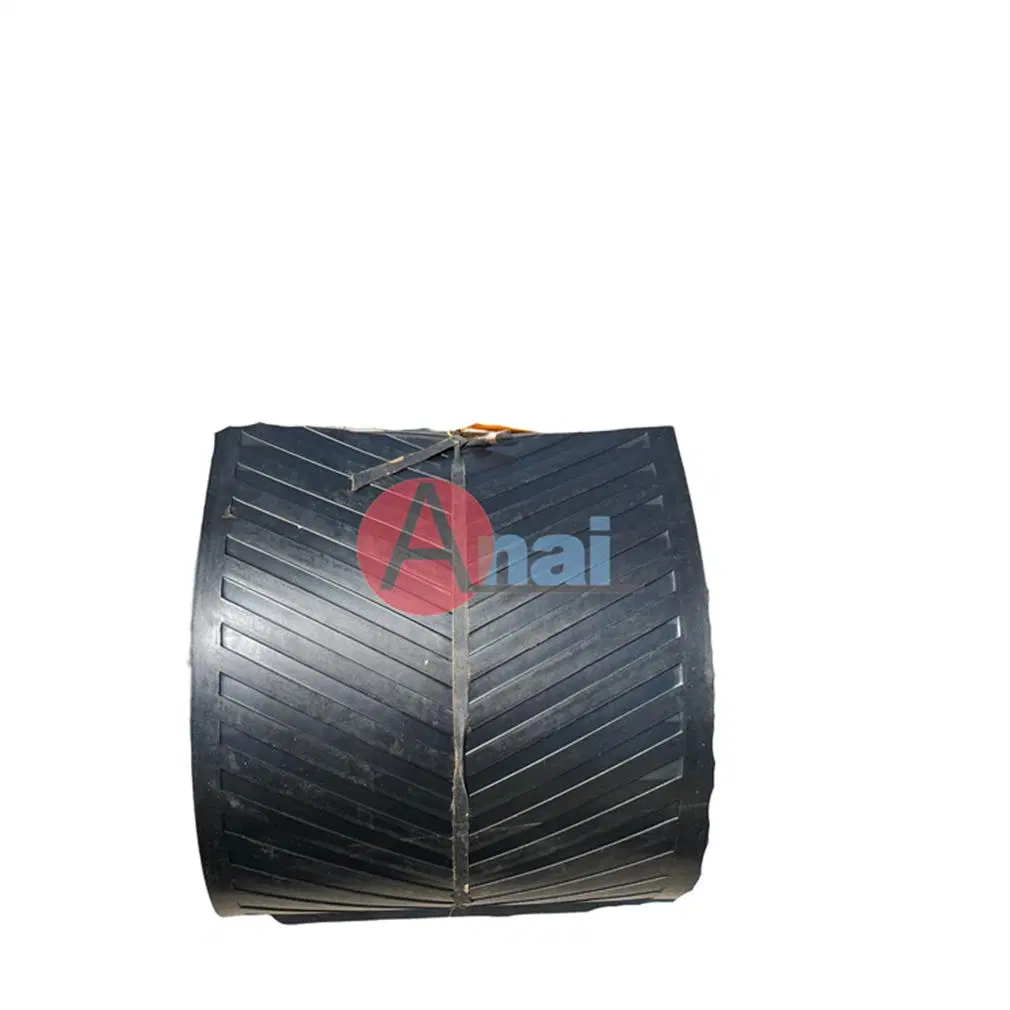 Rough Surface High-Wearing Feature V Type Ep200 Rubber Conveyor Belts