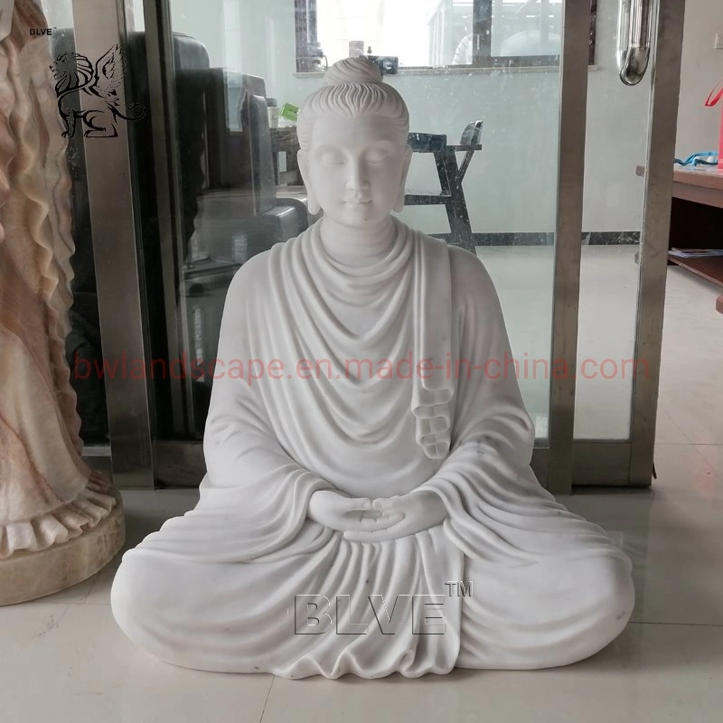 Blve Large Outdoor Guan Yin Statue Stone Giant Sculpture Marble Buddha Statues