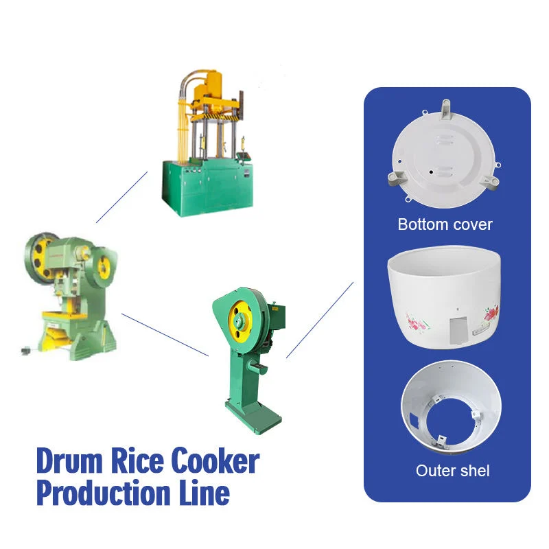 Punch Machine Rice Cooker Middle Layer Edge Crimping Punch Machine Metal Punching Machinery