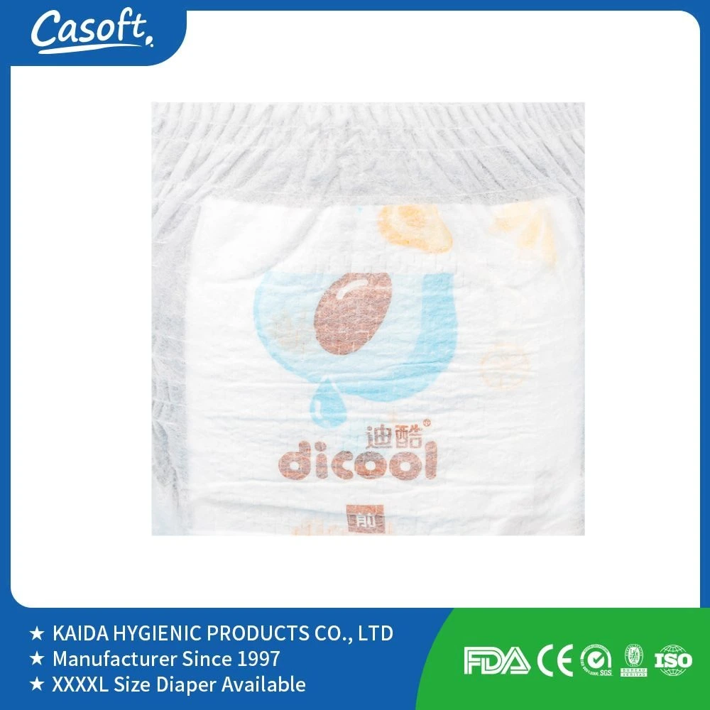 Casoft ou OEM/ODM suave e respirável grau Super fino Calças para criança velha que mimos o bebé do diaper descartáveis no fabricante de China Produtos para bebés na América Rússia