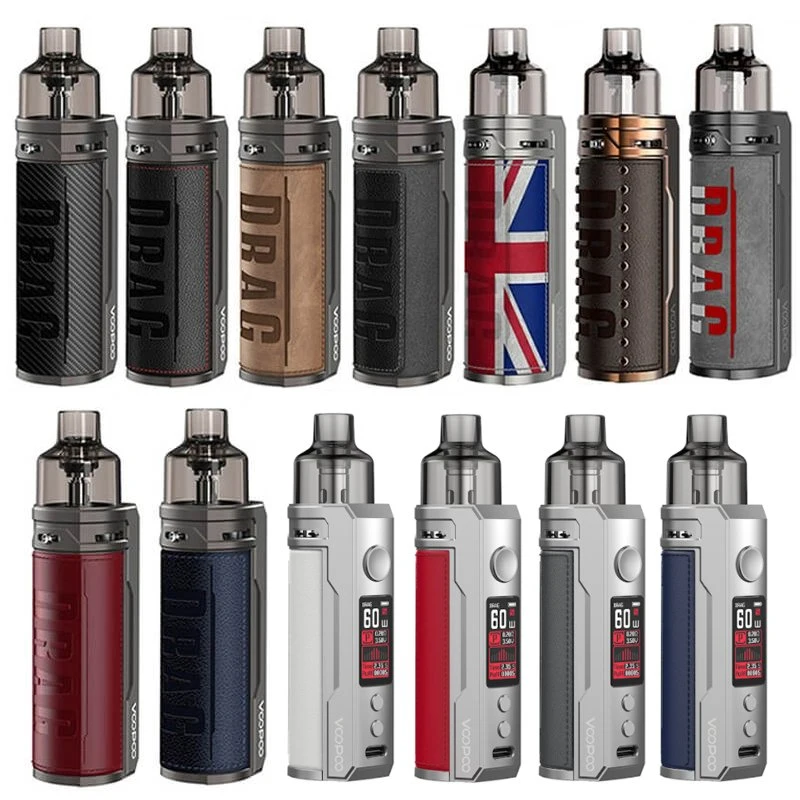 Original Voopoo Drag S Mot Kit VAPE Mod 2,0ml TPD Para el mercado británico hay nuevos colores disponibles