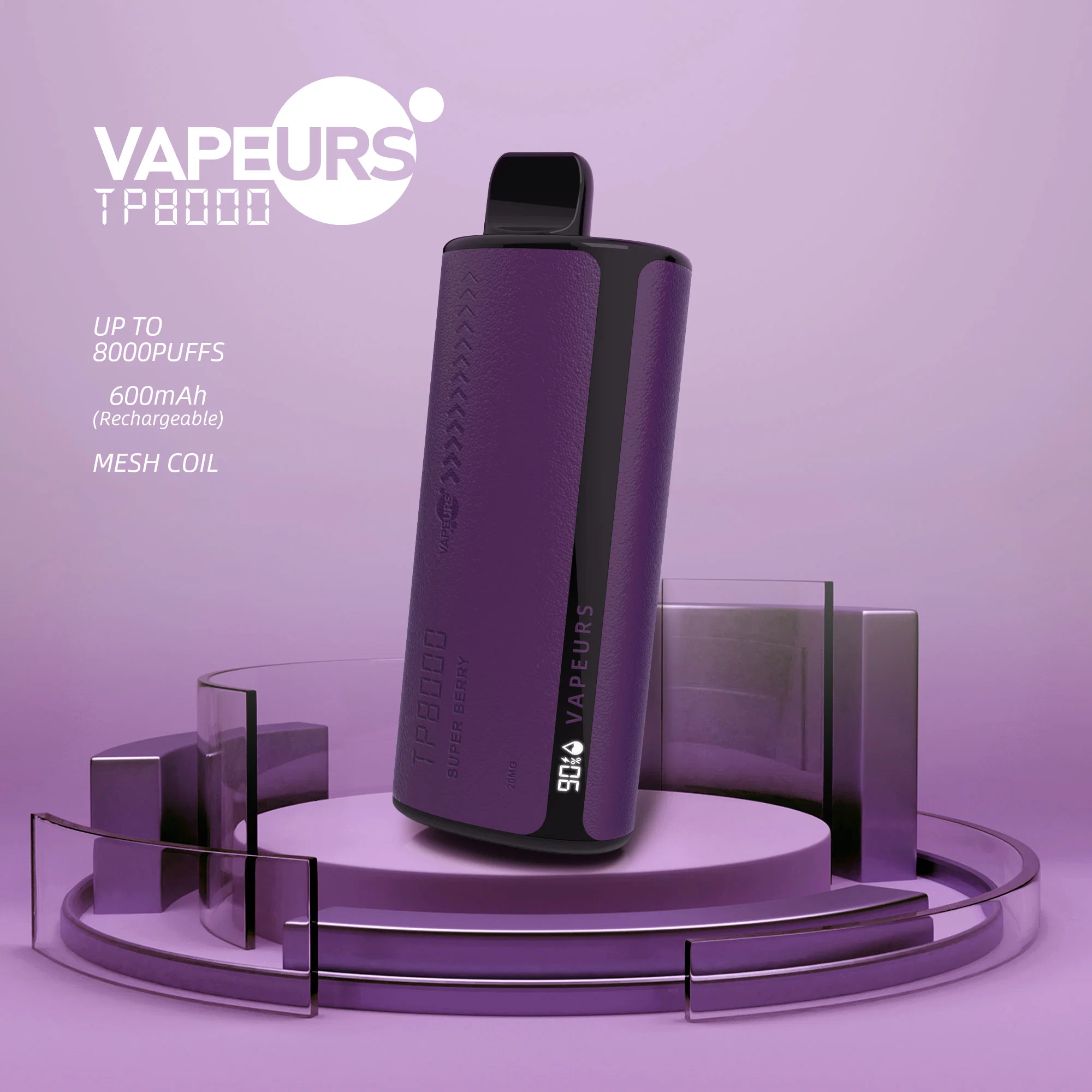 Original Fabrik Großhandel I Vape Mazaj Tugboat Vape Puff Bar 5000 6000 8000 9000 Puffs mit Smart Screen Display Großhandel E Zigarette