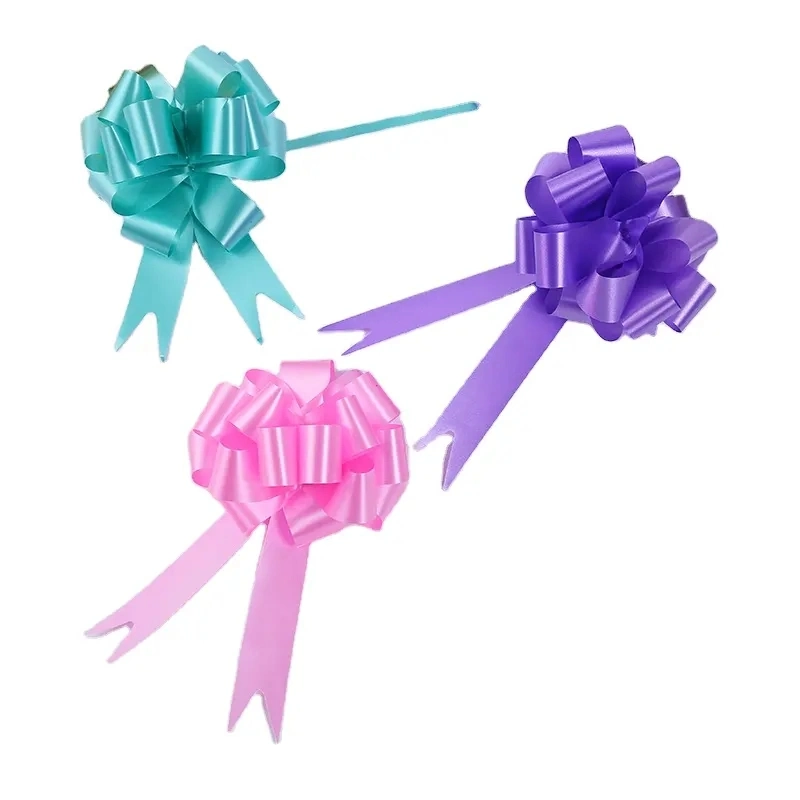 Pull Bows Gift Knot Large Pull Bow with Ribbon Pull Bows with Ribbon Decor