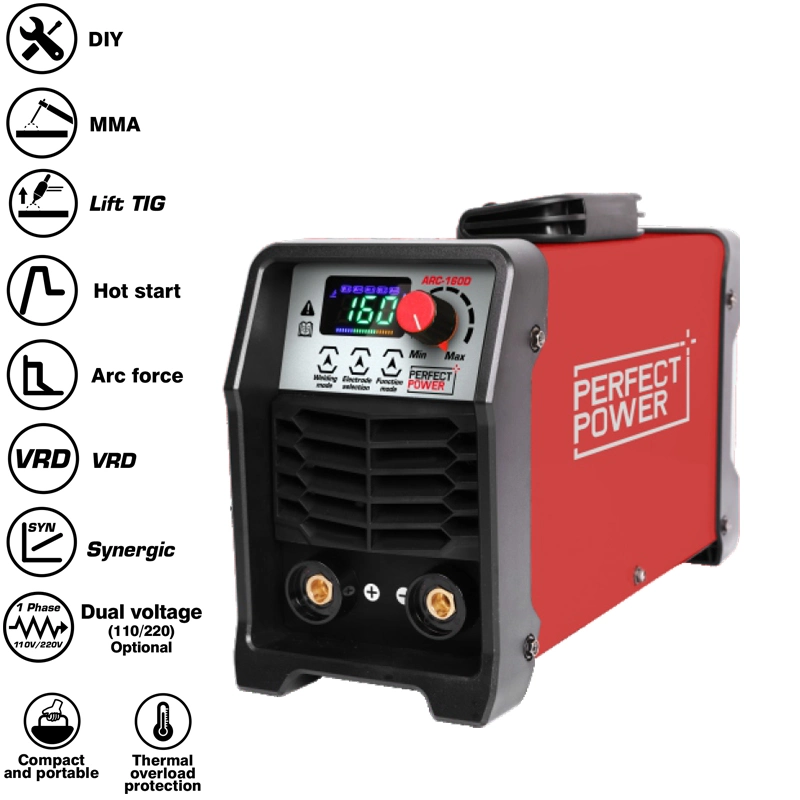 Arc-160d Arc Welding IGBT Inverter MMA Stick Welding Machine MMA Welder