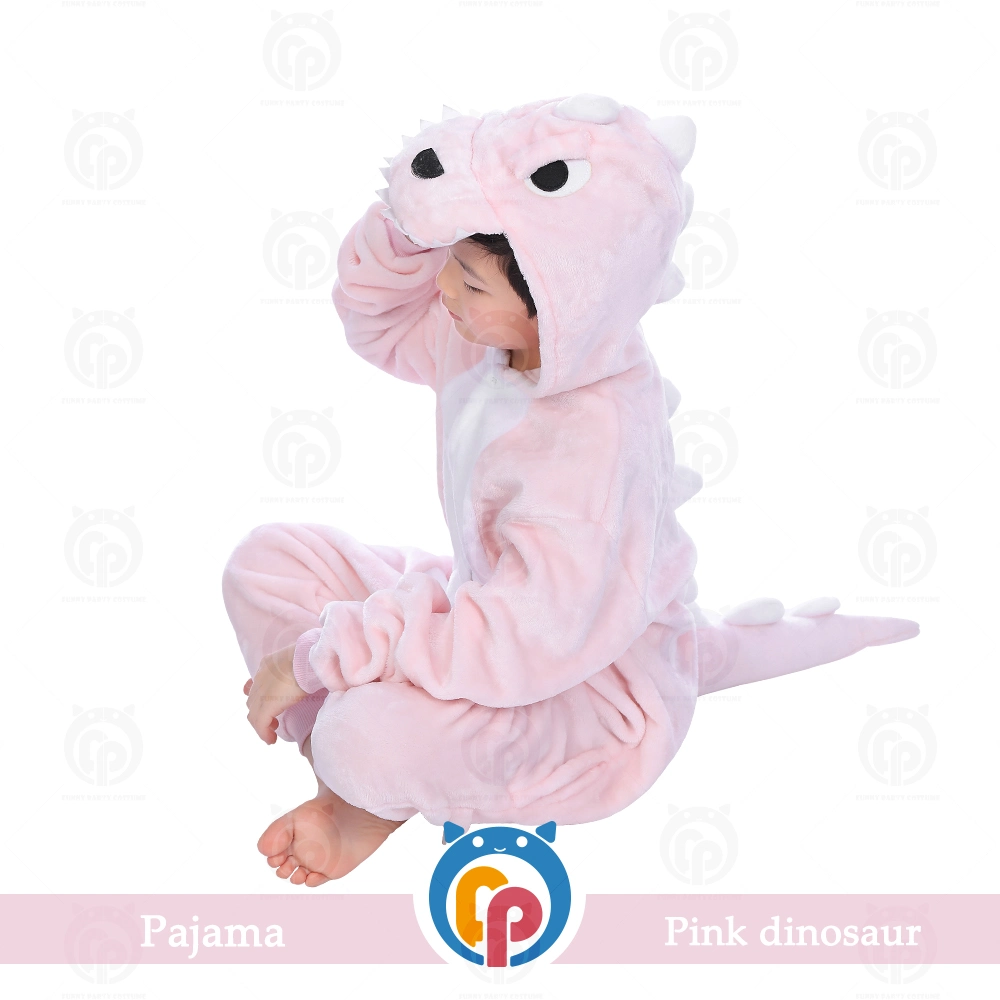 Lustige Party Kostüm Flanell Kind Dinosaurier Kigurumi Super Soft Sleepwear