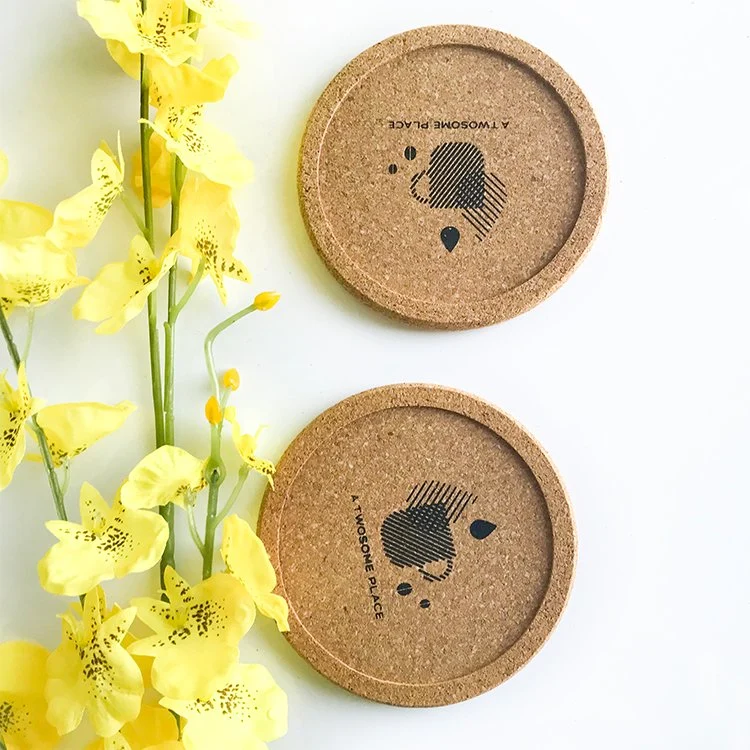 Eco Friendly Soft Cork Wood Coasters