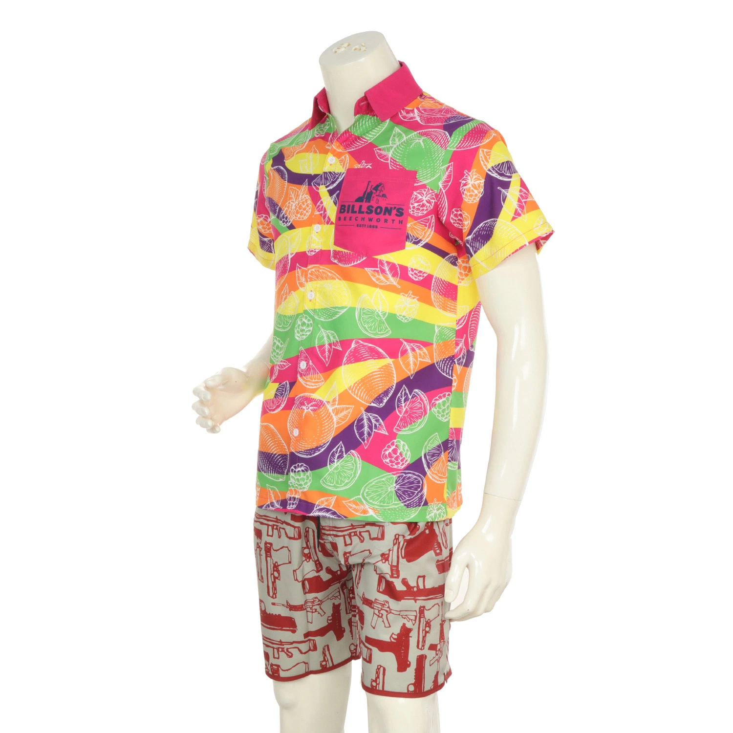 Factory Price Custom Design Sublimated Breathable Beach Shirt Hawaiian Shirt