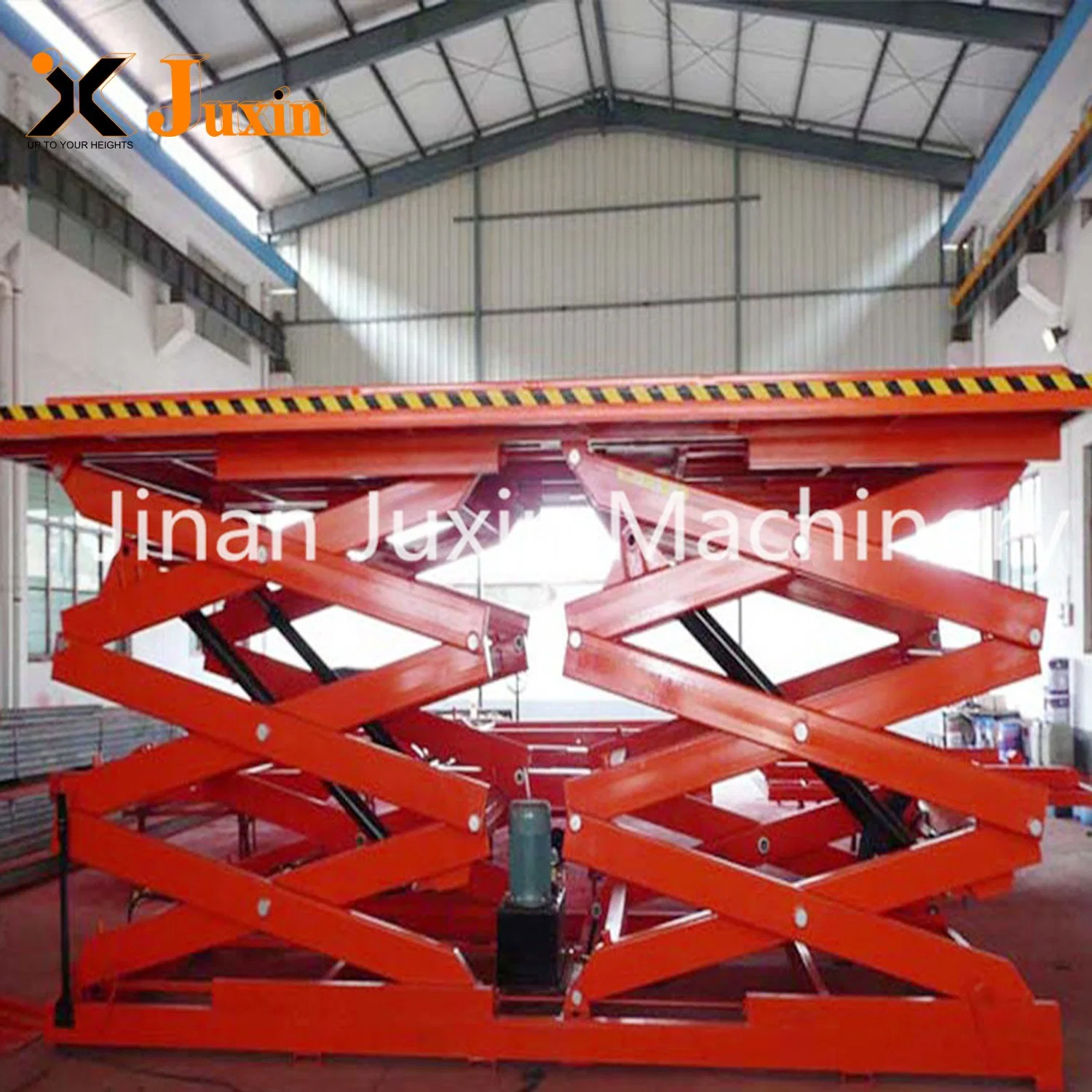 2019 Ztsjg Scissor Type Portable Hydraulic Car Lifts Stationary Scissor Elevator for Sale