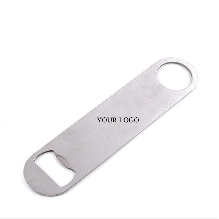 Stainless Steel Beer Bottle Cap Bar Blade Opener Tool Business Card Beer Openers Multi-Function Flat Bottle Opener