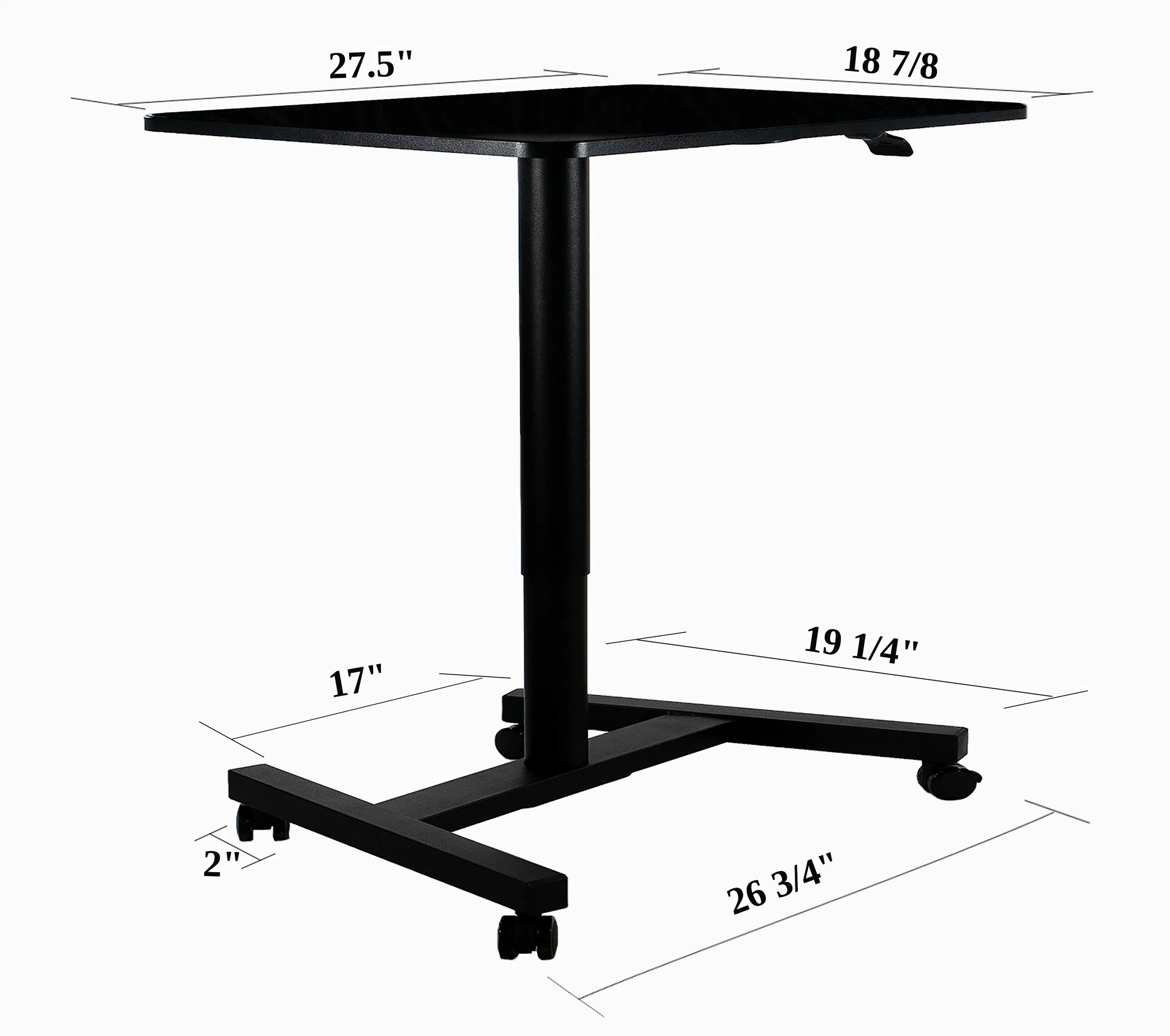 New Arrival Pneumatic Adjustable Laptop Desk / Home Furniture Moving Sofa Table