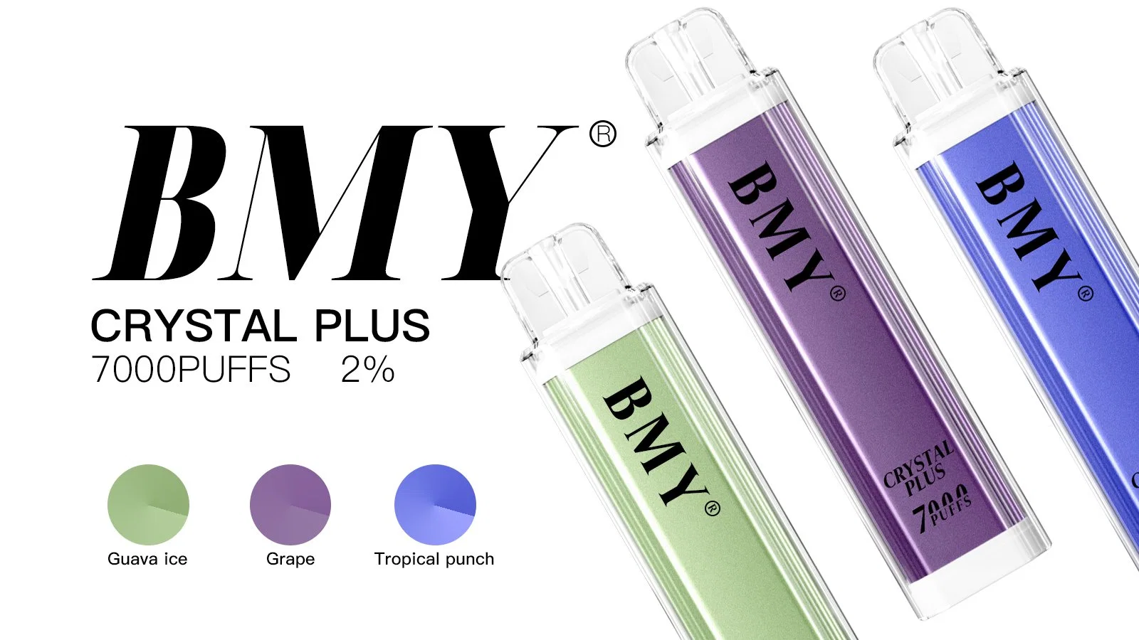 BMY Wholesale/Supplier Vape Pen Crystal 4000/7000/12K Puff PRO Max 10 ml 2 % SKE 600Puff Bar Ele Elux Legend 3500 Vape jetable Pod cristal de fumée jetable 10K