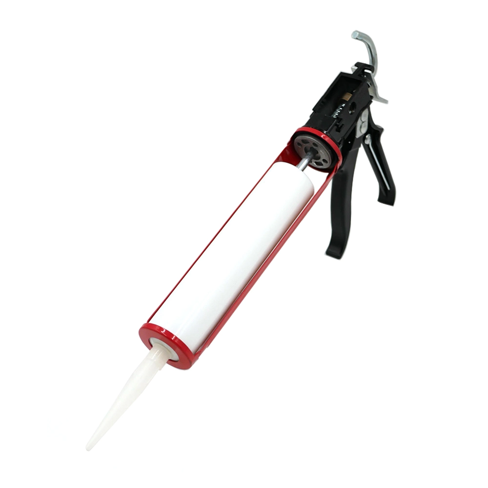 310ml Metal Drip-Less Function Cartridge Caulking Gun with Spout Cutter