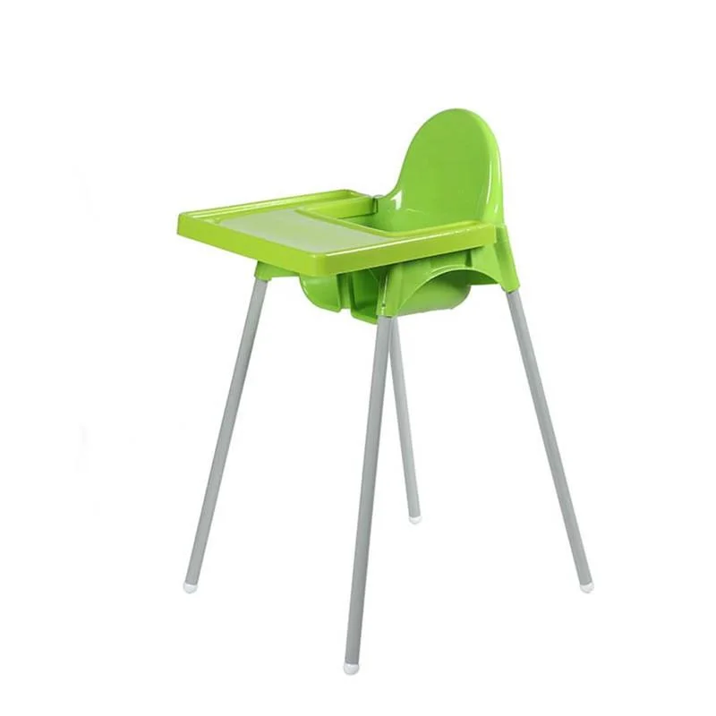 High Foot Plastic Non-Slip Protective Dining Chair for Babies and Children