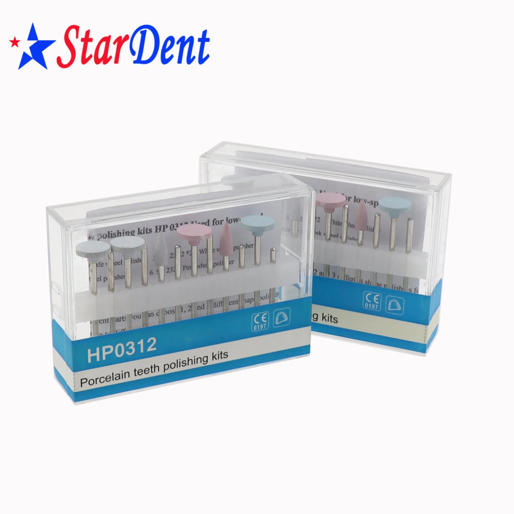 Dental Laboratory Instrument Porcerlian Teeth Polishing Kits Dental Polishing Burs