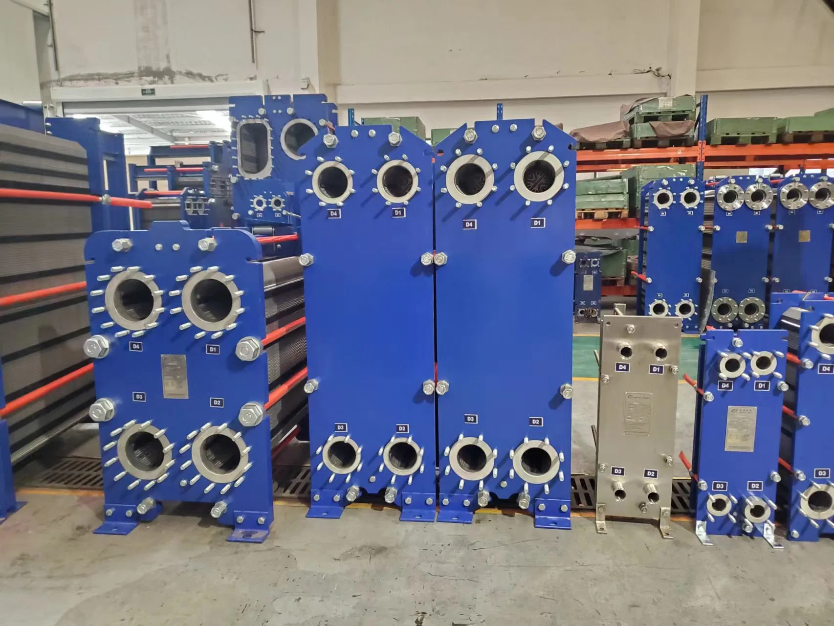 Customized Industrial Heat Exchanger Plates Sulfuric Acid/Ammonia/Formaldehyde in Chemical