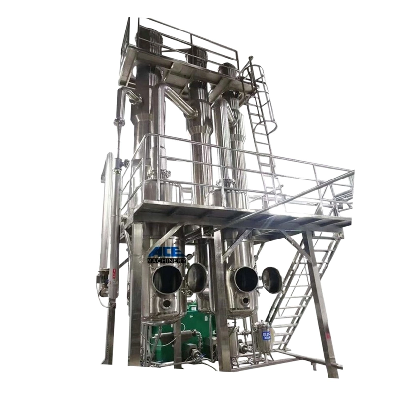 Melhor Preço Auto Evaporador de circulação forçada a recuperação do solvente etanol eficiente sistema de evaporador térmica