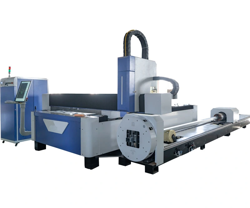 Tube Cutting Laser 3000watt CNC Cut Round Tube Pipe Cutter Metal Cutting Laser Machine