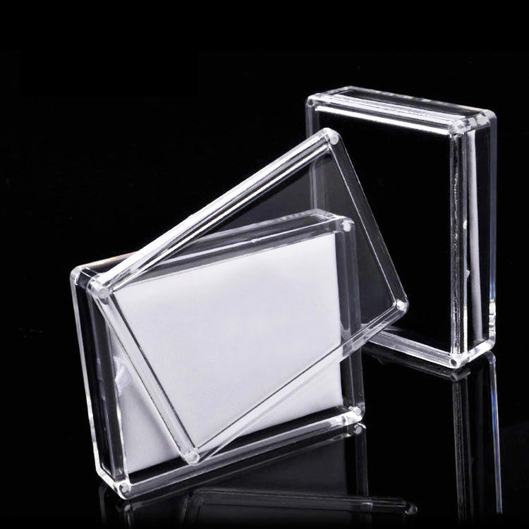 Acrylic Transparent Black and White Double-Sided Display Box