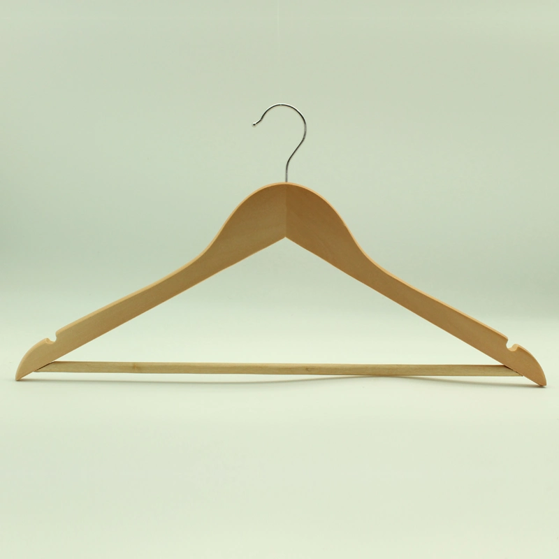 Haut de conception de base Yeelin Hanger couleur en bois naturel