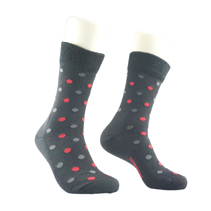 171170sk- Diabetes Warm DOT Pattern Crew Women Socks 3-Pack